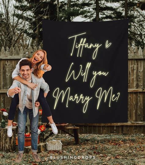 Proposal Decorations Will You Marry Me Sign Marry Me Banner