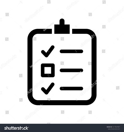 Business Checklist Icon Vector Designs เวกเตอร์สต็อก ปลอดค่าลิขสิทธิ์