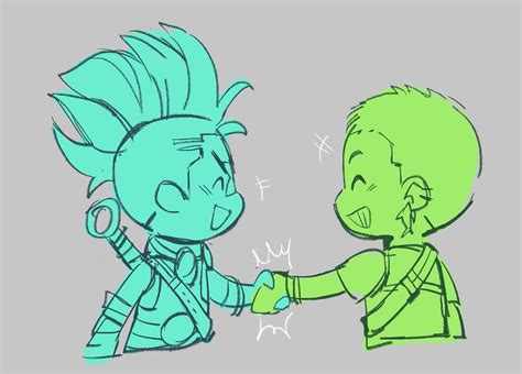 Astrodart On Twitter Ekko League Of Legends And Gekko Valorant Doodle