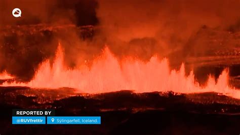 Nuova Impressionante Eruzione Vulcanica In Islanda Ecco I Video