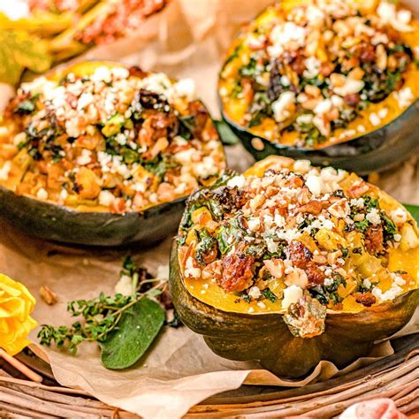 Sausage Stuffed Acorn Squash Mom On Timeout