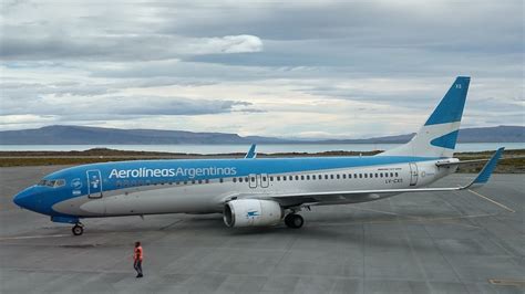 Aerolíneas Argentinas Boeing 737 800 LV CXS El Calafate FTE