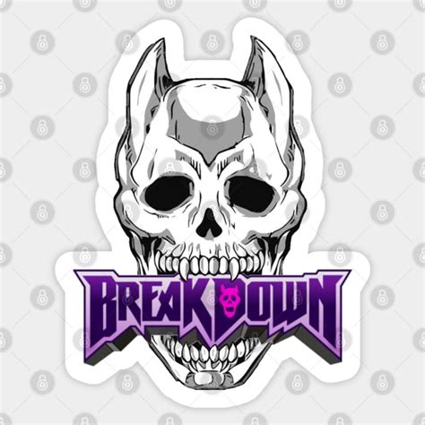 Breakdown Breakdown Jjba Part 4 Sticker Teepublic