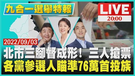 【2000 九合一選舉特報】北市三腳督成形 三人搶票 各黨參選人瞄準76萬首投族 Youtube