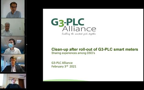 Webinar Clean Up After Roll Out Of G3 Plc Smart Meters G3 Alliance