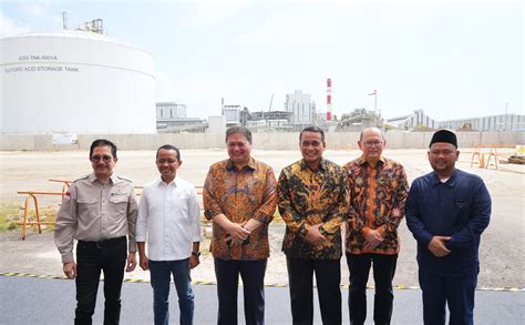 Resmikan Operasionalisasi Smelter Pt Freeport Indonesia Menko