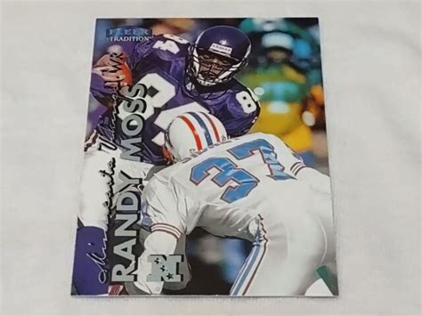 1999 Fleer Tradition 1 Randy Moss For Sale Online EBay