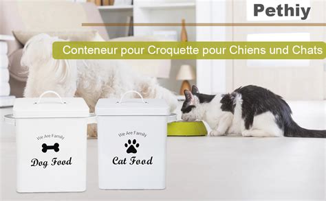 Pethiy Bo Tes Pour Nourriture Et Friandises Animaux Conteneur Croquette