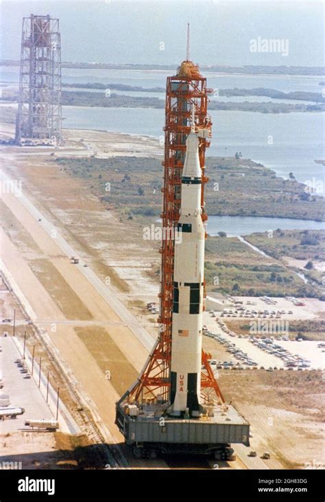 11 March 1969 Aerial View At Launch Complex 39 Kennedy Space