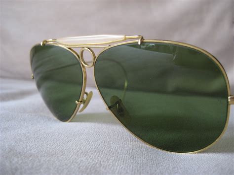 Ray Ban Bullet Hole Aviator Sunglasses Vintage 1960 S By Atrickey