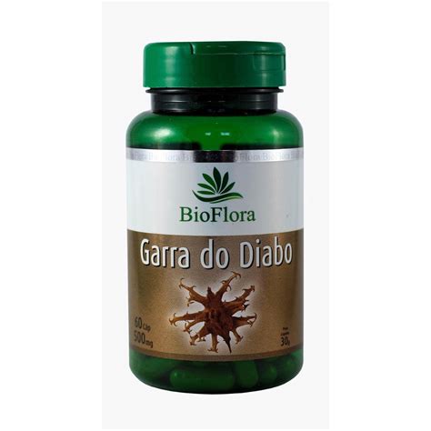 Garra Do Diabo 60 Capsulas 500Mg Flora Real Submarino