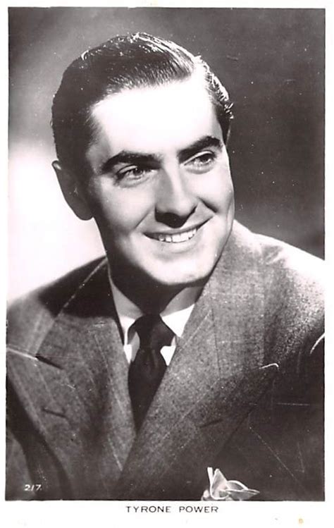 Tyrone Power Actor Actress Movie Star Postcard Oldpostcards