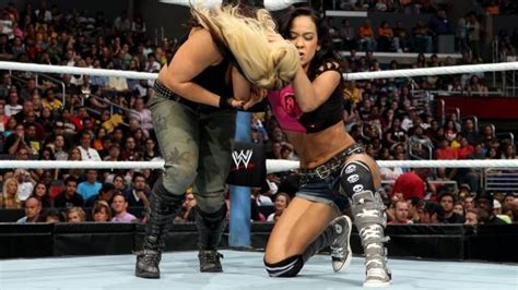 Dolph Ziggler Kaitlyn Vs Big E Langston Aj Lee Photos