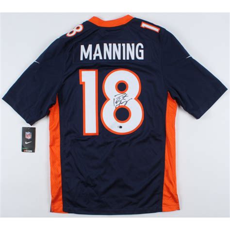 Peyton Manning Signed Broncos Jersey Fanatics Hologram Pristine Auction