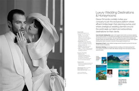 Grace Ormonde Wedding Style Magazine On Behance