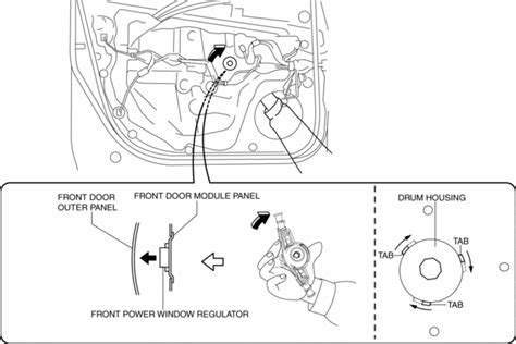 Mazda Cx Service Repair Manual Front Power Window Regulator