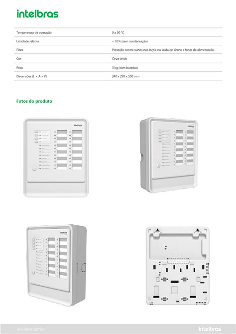 Central De Alarme De Incendio Convencional Cic 24L Intelbras