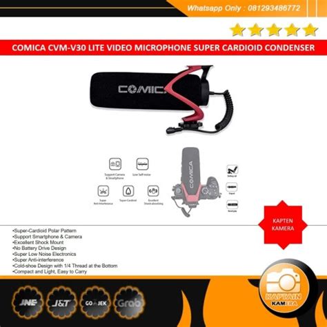 Jual Comica Cvm V Lite Video Microphone Super Cardioid Condenser Mic