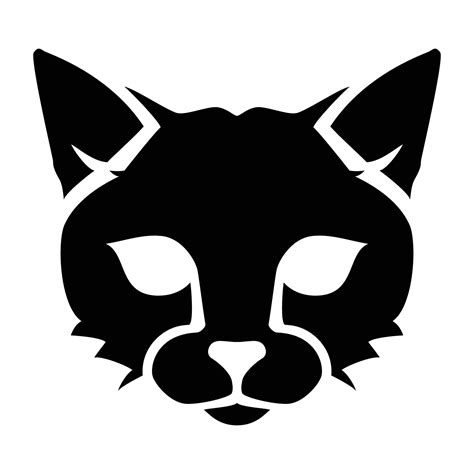 Cat Head Logo 6351316 Vector Art At Vecteezy