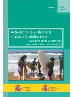 Actividad física y salud en la infancia y la adolescencia actividad f