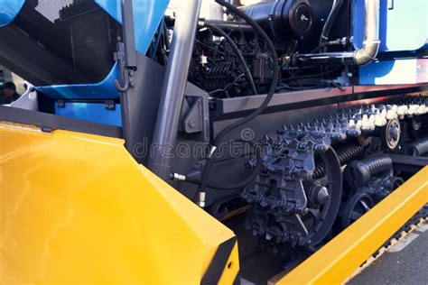 Caterpillar tractor stock image. Image of agricultural - 226441205