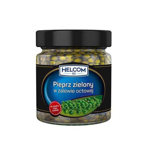 Pieprz Zielony W Zalewie Octowej Helcom 161ml Athina Delikatesy