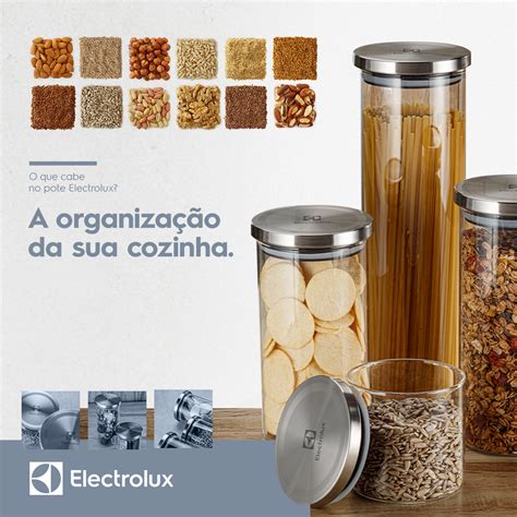 Kit Potes De Vidro Porta Mantimentos Herm Ticos Electrolux Unidades