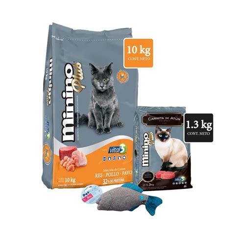 Alimento Para Gato Minino Plus 10 kg bundle Bodega Aurrera en línea