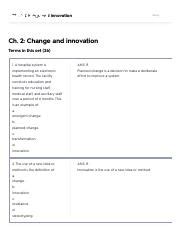 Ch 2 Change And Innovation Flashcards Quizlet Pdf Upgrade Ch 2