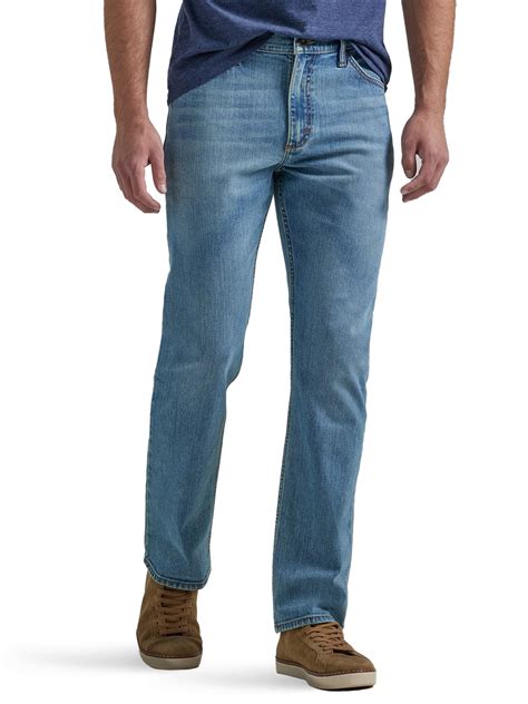 Wrangler Mens Straight Fit Jean With Stretch