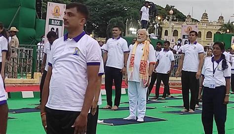 India Celebrates International Yoga Day PM Modi Leads Events From