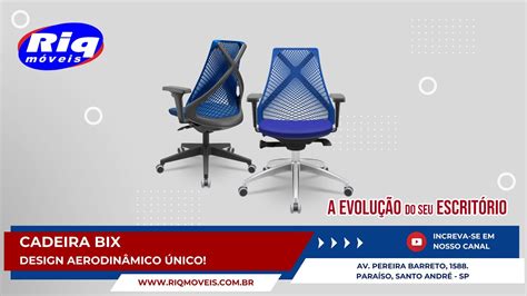 CADEIRA DE ESCRITÓRIO PRESIDENTE BIX QUALIDADE CONFORTO E DESIGN