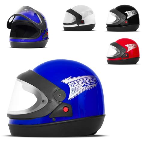 Capacete Moto Fechado Pro Tork Sport Moto Light Masculino E Feminino