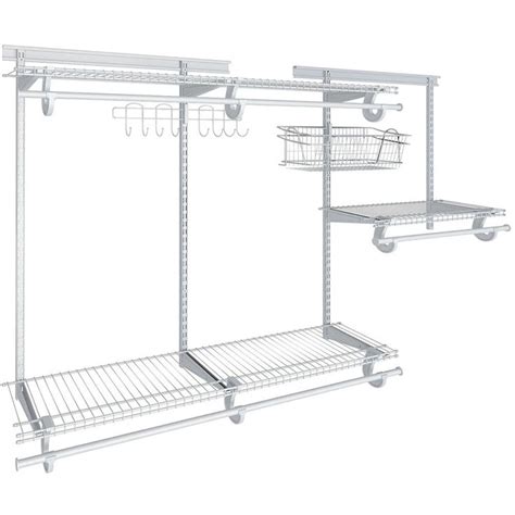 Closetmaid Shelftrack In D X In W X In H White Wire Reach