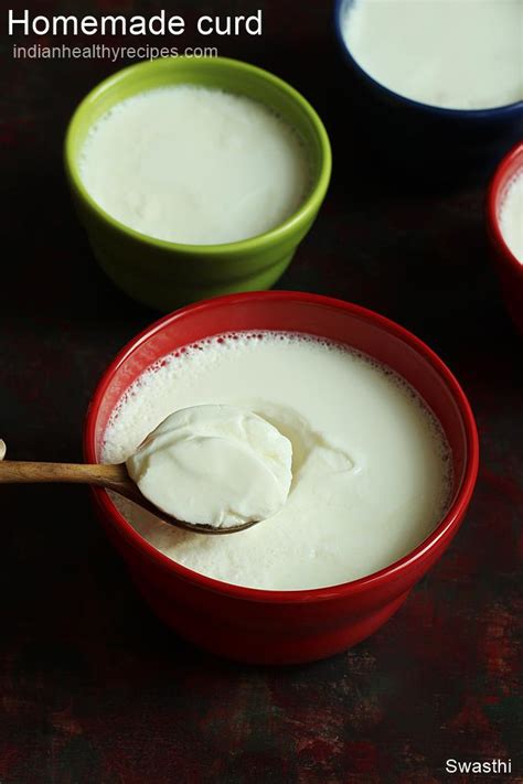 How To Make Curd Or Dahi At Home Thick Curd Recipe Indian Yogurt Recipe