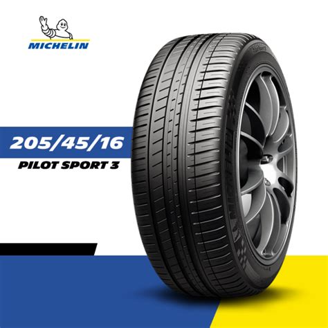 MICHELIN TIRES PILOT SPORT 3 205/45/16 | Lazada PH