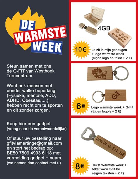 DE WARMSTE WEEK G Fit