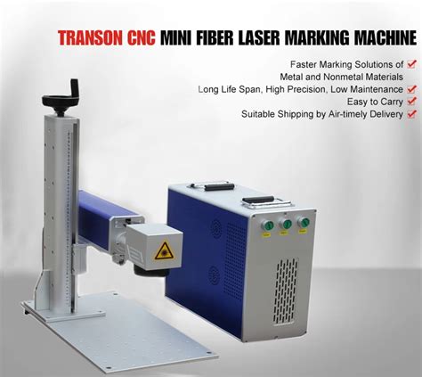 High Speed 30w Mopa Jpt Mini Fiber Laser Marking Machine For Colorful Marking On Stainless Steel