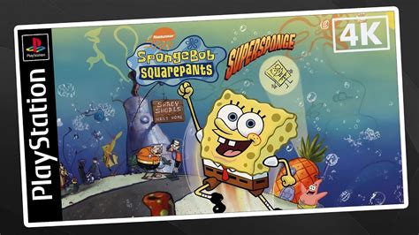 Ps1 Longplay Spongebob Squarepants Supersponge Full Game Walkthrough 4k Youtube