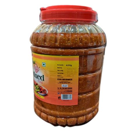 Foodip Spicy 5kg Organic Mixed Pickle Packaging Type Plastic Jar At Rs 200 Jar In New Delhi