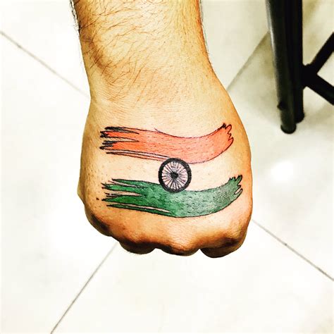 Learn 86+ about indian flag tattoo unmissable - Billwildforcongress