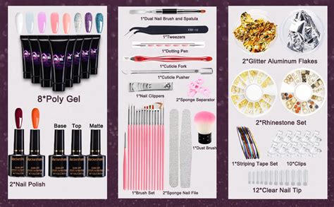 Lubibi Kit Vernis Gel Semi Permanent Kit Gel Ongles Complet Kit De