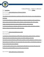 Nr Exam Remediation Critical Points Docx Course Template Critical