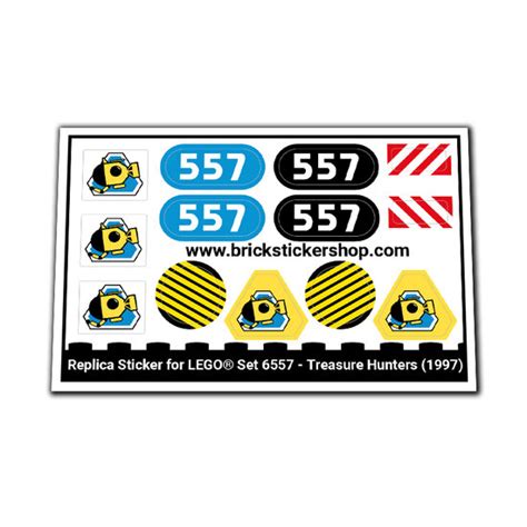 Replacement Sticker For Set 6557 Treasure Hunters BrickStickerShop