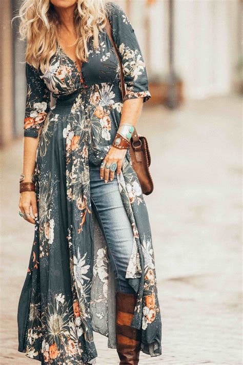 Are You Ready For The Best Boho Chic Maxi Dress Ever Get The Look Now