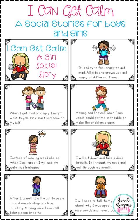 Social Story I Can Get Calm Social Skills Lessons Social Stories Social Emotional Skills