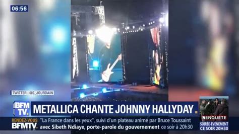 Metallica Rend Hommage Johnny Hallyday Au Stade De France