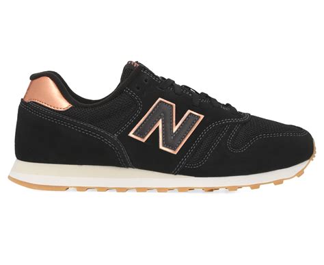 New Balance Womens 373 Sneakers Black Rose Gold Au