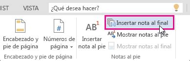 Agregar Notas Al Pie Y Notas Al Final Word