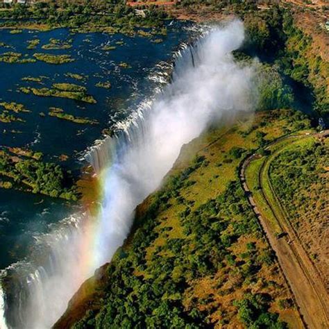 Photographs Of The Victoria Falls Between Zambia And Zimbabwe